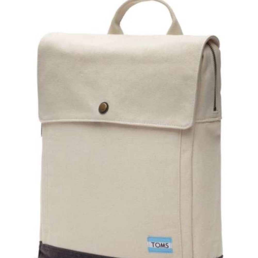 Toms Trekker Backpack | Off White Canvas Messenger